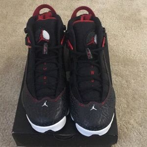 Jordan 6 Rings (GS) black white Gym red